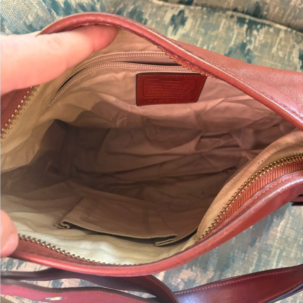 Vintage Coach Brooklyn Buttery Soft Leather Shoulder Bag in Toffee - Picture 5 of 12